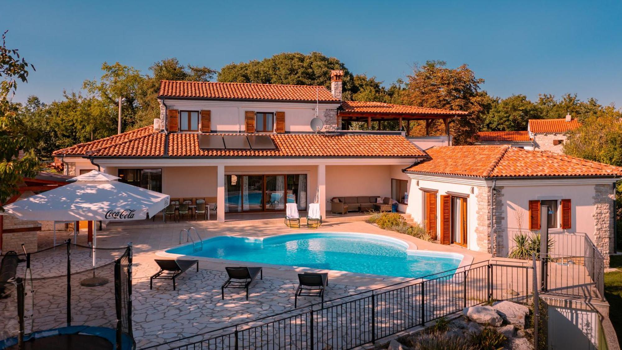 Villa Arton Heated Swimming-Pool Žminj Exterior foto
